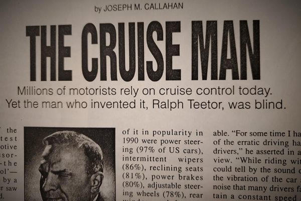 Headline “THE CRUISE MAN”
